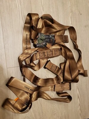 Rivers Edge Tree Stand Safety Harness Belt Tan Camo - Image 1 of 4