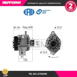 210324A Alternatore (MARCA ERA).. - Imagen 1 de 1