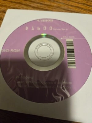 canon d1600 series DVD-ROM FK4-6010 disc - Image 1 of 3