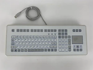 GETT InduKey KS18241 Industrial Membrane Keyboard - USB - Picture 1 of 2