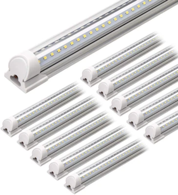 40W LED Shop Light Set Garage T8 Tube Lights 5000K Daylight White Super Bright - Image 1 of 4