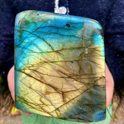 Hermosa piedra alargada natural de 2,43 lb cuarzo cristal piedra restauración estándar - Imagen 1 de 4