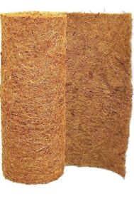 Natural Coco Liner Roll Coconut Coir Liner Sheets Coco Mat for Planter Window...
