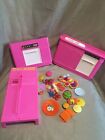 Barbie Kitchen Playset 1990  INCOMPLETE Set With Mixed Lot Of Food Accessories
