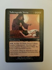 GERMAN MTG Murderous Betrayal Nemesis Regular Rare