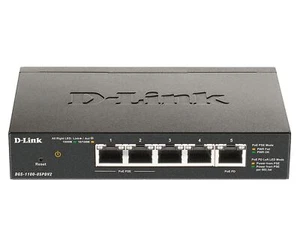 D-Link DGS 1100-05PDV2 - Switch - Smart - 5 x 10/100/1000 (2 PoE) - Bild 1 von 3