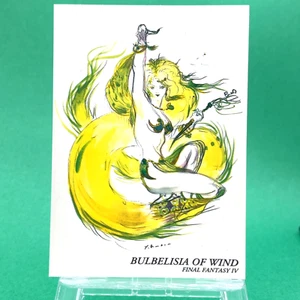 BUBELISIA OF WIND 042 FINAL FANTASY IV Art Museum Card Yoshitaka Amano FF4 - Picture 1 of 9