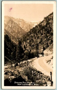 RPPC Stevens Pass Highway Near Leavenworth WA Ellis Photo 210 UNP Postcard G13 - Picture 1 of 2