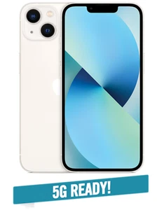 Apple iphone 13 Smartphone Factory Unlocked 128GB Starlight With Apple warranty# - Afbeelding 1 van 5