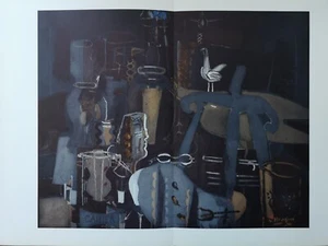 Georges Braque, lithograph "Atelier VI", Galerie Maeght Paris 1964 - Picture 1 of 6
