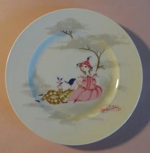 ROSENTHAL WIINBLAD WIRKKALA Modernist Design COMMEDIA DELL' ARTE VARIATION PLATE - Picture 1 of 2