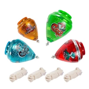 4 Pack Spin Top Assortment Trompo Discovery Pack - Assorted Colors - Picture 1 of 4