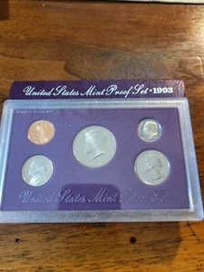 1993S UNITED STATES PROOF SET OF COINS - Picture 1 of 1