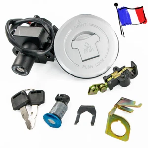 Fit For Honda XRV750 Africa Twin 1993-2000 Ignition Switch Gas Cap Seat Lock Set - Imagen 1 de 8