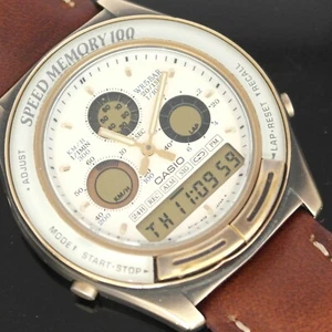 VINTAGE CASIO SPEED MEMORY AW-200 MODULE {384} 1981 Men's Watch - Picture 1 of 14