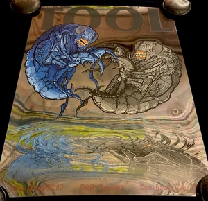 Tool Konzert Poster 21.06.17 San Jose CA Silberfolie 2017 Adam Jones 217/600 - Bild 1 von 20