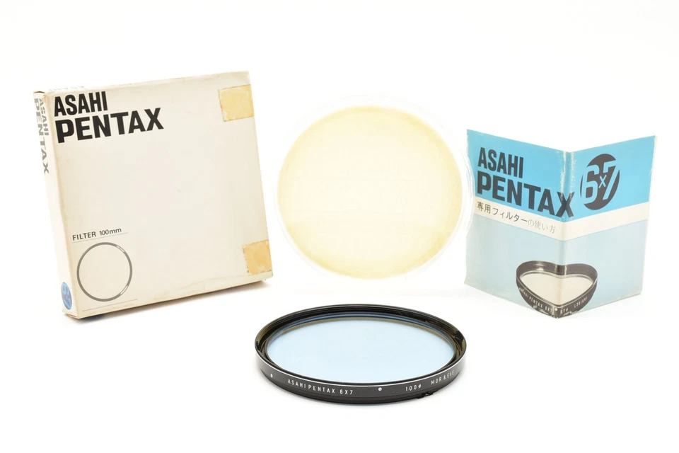 SMC Filter 100mm Mor.&Eve [Near MINT Boxed] ASAHI Pentax 6x7 for 55mm From JAPAN - Image 1 of 4