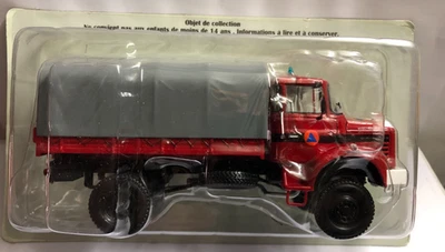 Camion Berliet N°87 Berliet L 64 4X4 Telo Sicurezza Civile 1/43 Ixo Hachette - Immagine 1 di 3