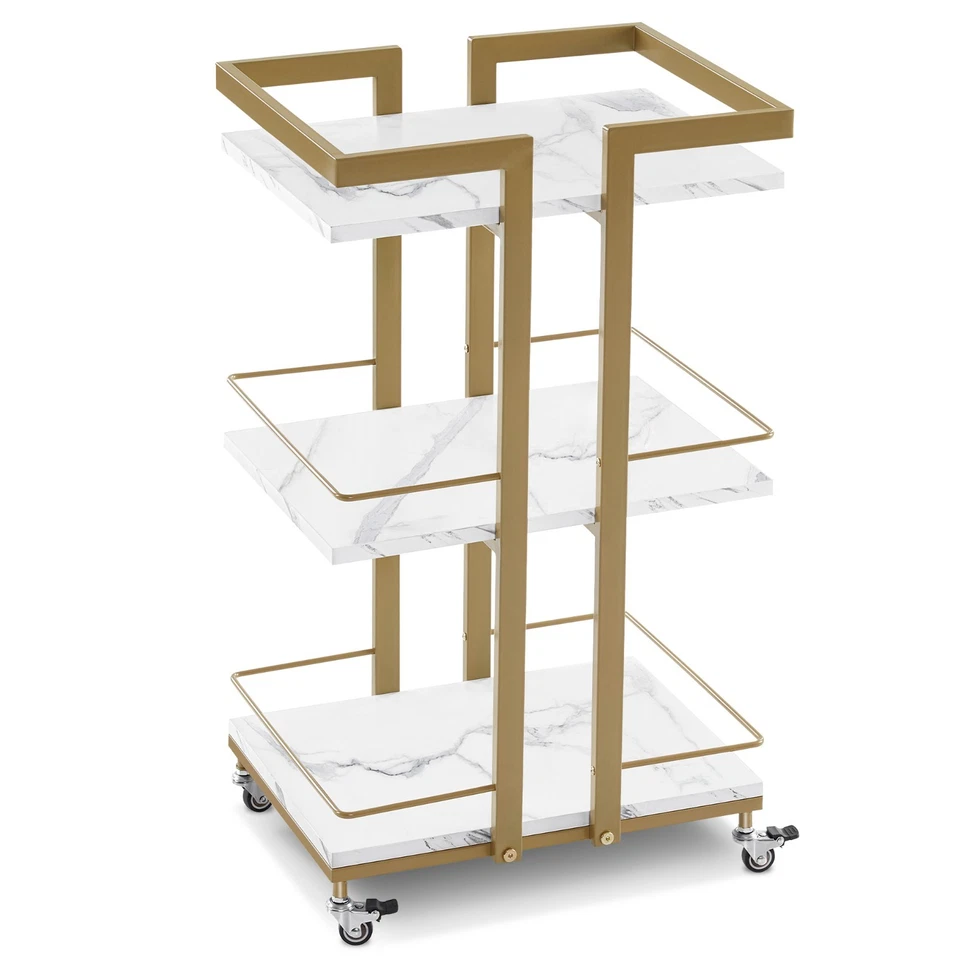 Carro de manicura utilitario BarberPub multiusos estante de metal carro de alta resistencia 2033 Foto 1 de 1