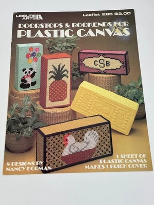 Leisure Arts Doorstops & Bookends for Plastic Canvas Leaflet 285 - Image 1 of 3