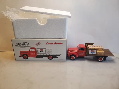 Vintage First Gear 1951 Ford F-6 Stake Truck diecast Eastwood Automobilia 1/34 1 - Image 1 of 4