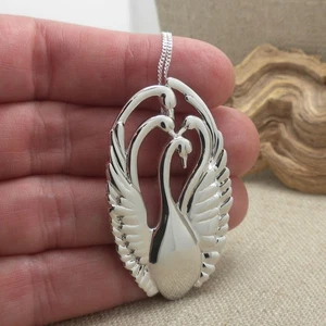 Sterling Silver Irish Children of Lir Pendant Made in Ireland by FADO Chained - Picture 1 of 8