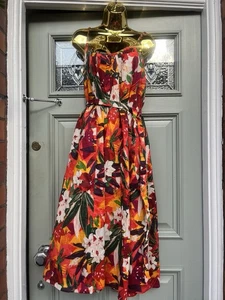 Precioso Vestido Monzón Alaska Algodón Orgánico Nuevo con Etiquetas Precio de venta sugerido por el fabricante 55 GBP Grande B72/0308 - Imagen 1 de 9