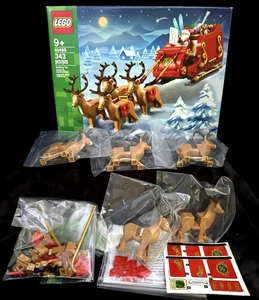 Weihnachtsschlitten 40499 NEU!!! mit 5 extra Rentieren für volle 8 Rentiere & Rudolph! - Bild 1 von 6