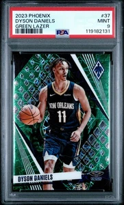 2023 PANINI PHOENIX 37 DYSON DANIELS GREEN LAZER /175 PSA 9 - Picture 1 of 2