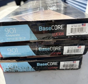 LUCiDA SURFACES Luxury Vinyl Flooring Tiles / Peel Stick Greyscale / 1 Box Of 12 - Picture 1 of 18