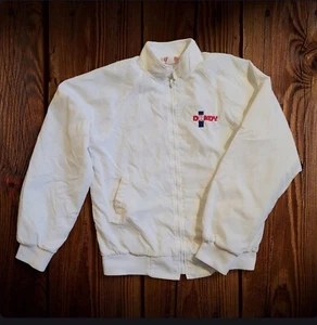 Vintage 90s Hartwell Nylon Jacket Windbreaker Size Medium Dandy - Picture 1 of 5