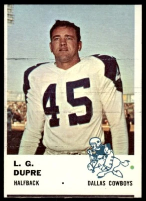 1961 Fleer L.G. Dupre * Dallas Cowboys #43 - Image 1 of 2