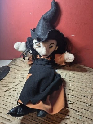 Puppet Company Large Witch Rare   Hand Puppet Halloween  - Image 1 of 3