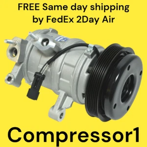 AC Compressor For 2008 2009 2010 Dodge Dakota 3.7L 4.7L Jeep Grand Cherokee - Picture 1 of 2