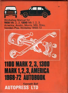 BLMC 1100 1300 Mk 1 & 2 1968-72 Austin Morris MG Riley Wolseley Autopress Manual - Picture 1 of 1