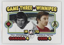 2009-10 ITG 1972 The Year in Hockey Paul Henderson Vladislav Tretiak #192 HOF