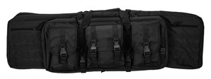 Ca-343B2 Molle 42" Double Gun Bag (Color: Black) Airsoft Gun Accessories