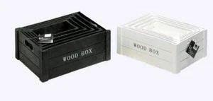 5er-Set Weinkiste Holzkiste Obst Deko kiste Kiste Box Aufbewahrungsbox - Bild 1 von 6