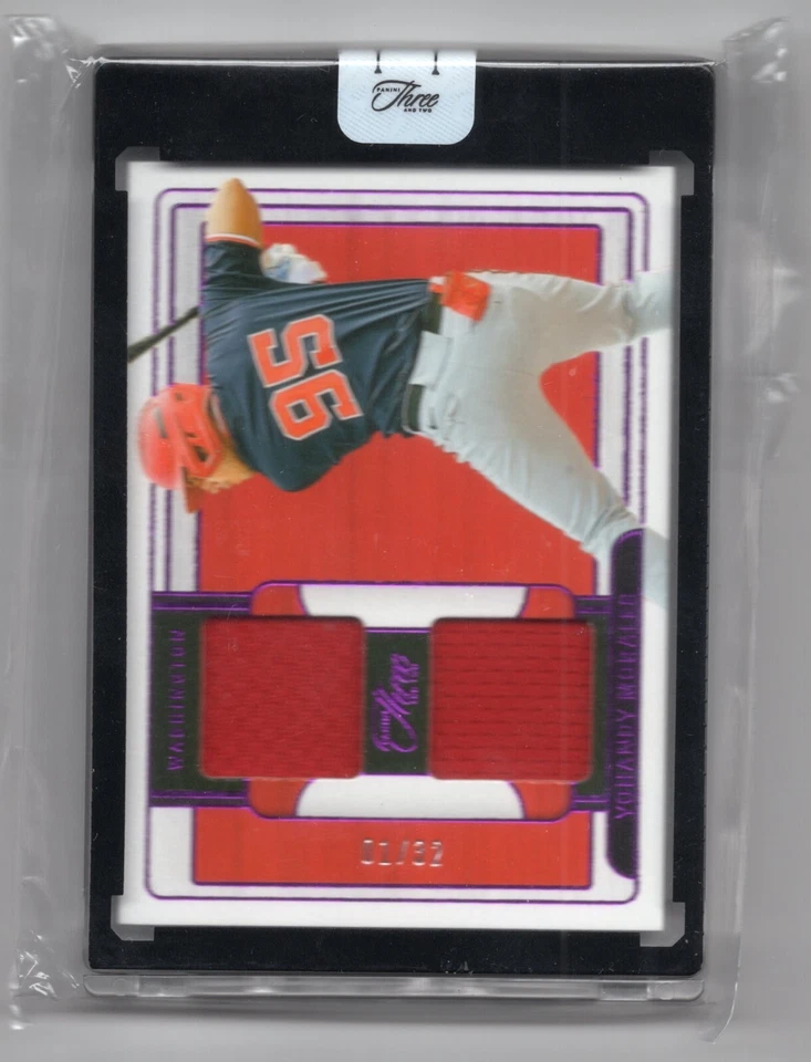 2024 Panini Three & Two Yohandy Morales Dual Jersey Relic #01/32 (MS) - Image 1 of 1