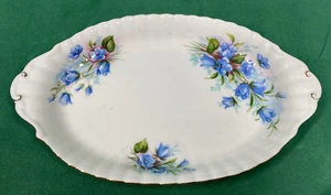 Royal Albert China-Gold Rim OVAL CAKE SANDWICH TRAY PLATE 8" X 5" England - Picture 1 of 3