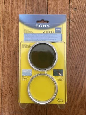 Sony 58mm MC Protector + Polarizing Lens Filter VF-58PK Camera Camcorder Circul  - Image 1 of 2
