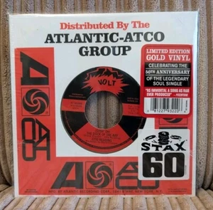 NORTHERN SOUL OTIS REDDING SITTIN' ON THE DOCK OF THE BAY 7" GOLD VINYL LIMITED - Picture 1 of 3