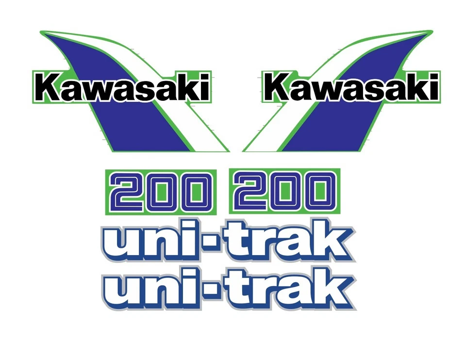 Calcomanías Old School para Kawasaki KDX 200 KDX200 1984 pegatinas gráficas Foto 1 de 1