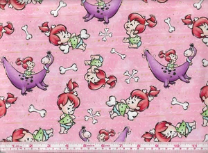FABRIC~FLINTSTONES~PEBBLES & DINO~FABRIC FAT QUARTER - Picture 1 of 1