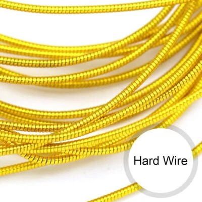 French Bullion Hard Wire 10g 1mm Embroidery Thread Gimp Sewing Work Copper Wires - Image 1 of 4