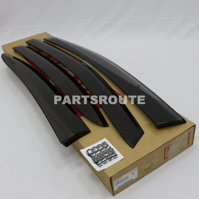 Subaru Impreza 12-16 WRX 15-21 OEM Viseira de Janela Genuína Protetores de Chuva Defletor - Imagem 1 de 4