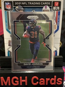 2021 Panini Prizm #37 DAVID JOHNSON Houston Texans BASE FOOTBALL CARD NM/M