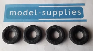 Schuco Micro Racer - Reproduction rubber tyres pack of 4 - Grey or Black