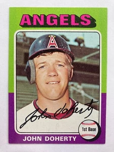 1975 Topps #524 John Doherty RC (California Angels)    ROOKIE! - Picture 1 of 2