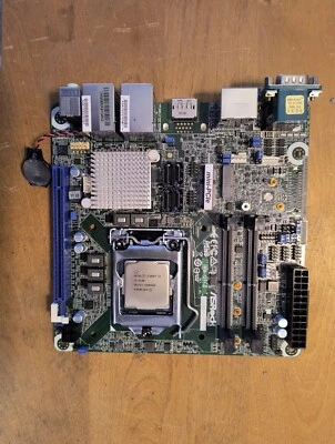 MOTHERBOARD ASROCK IMB-1211-D/M/ASRK SERVER   Mini-ITX  With Core i3-9100  - Image 1 of 3